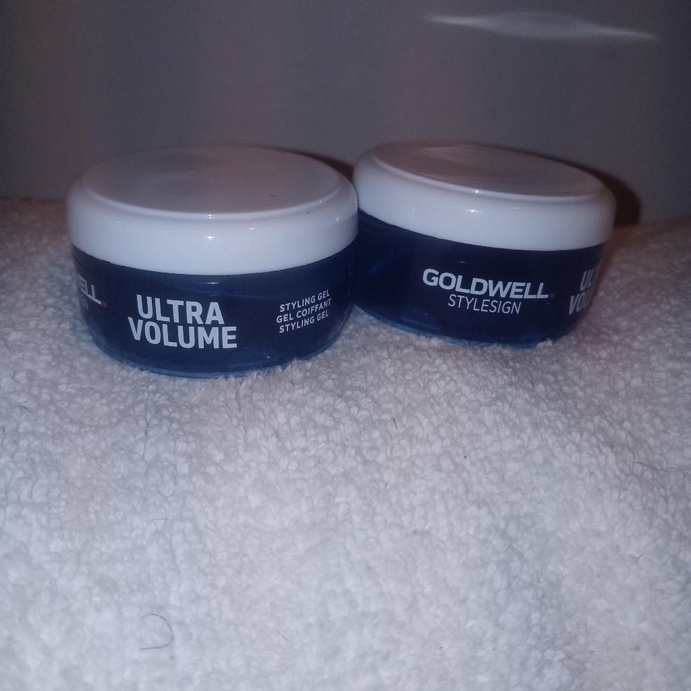 Two Goldwell ultra volume styling gel
